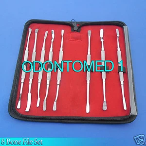8 Knochenfeilen Set Chirurgisch Dental Orthopädisch Veterinär  - Bild 1 von 3