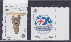 ITALIA REPUBBLICA 1992 EUROPA UNITA - LA SCOPERTA DELL'AMERICA S. 472 MNH** - - Imagen 1 de 2