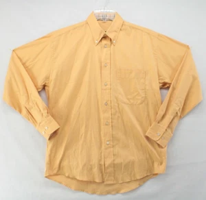 NWT Burberry London Shirt Men's Medium Yellow Cotton Preppy Office Boss USA - Picture 1 of 7