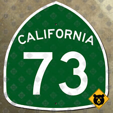 California state route 73 highway road sign Laguna Beach Irvine San Juan 11x12