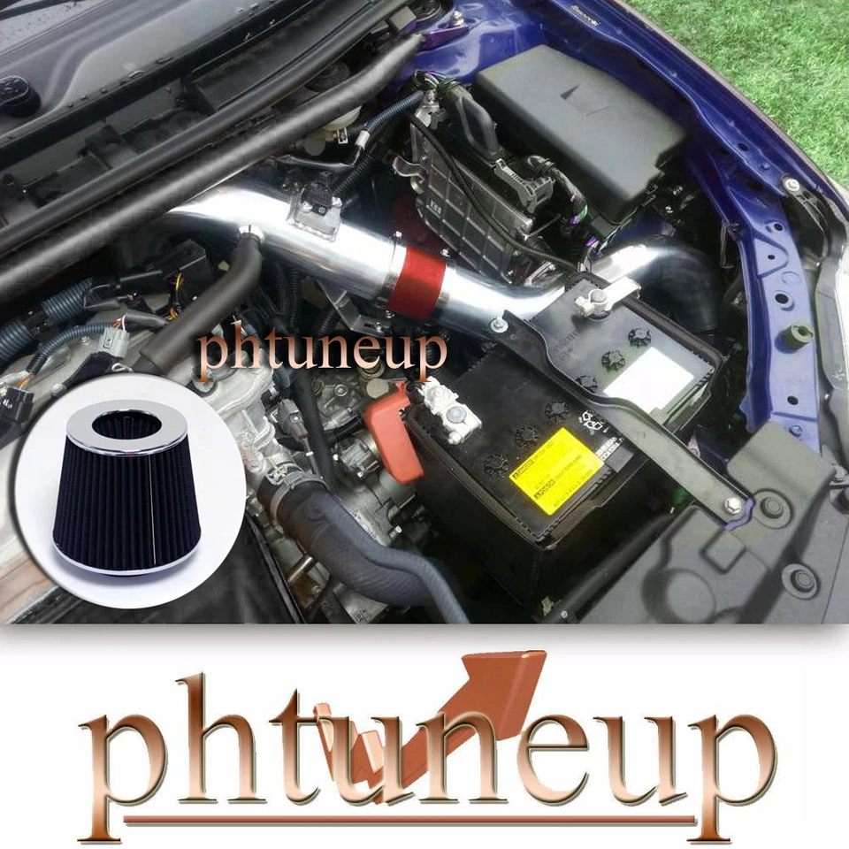 RED+BLACK FIT 2011-2016 SCION tC 2.5 2.5L BASE DEL MOTOR/CUPÉ ADMISIÓN DE AIRE FRÍO Foto 1 de 1