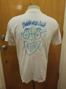 Hard Rock Cafe Signature Series VI Elton John 100% Cotton White Tee-Shirt Large - Picture 1 of 9