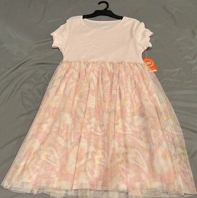 Vestido tutú forrado manga corta Wonder Nation para niñas talla XLARGE (10-12) Foto 1 de 3