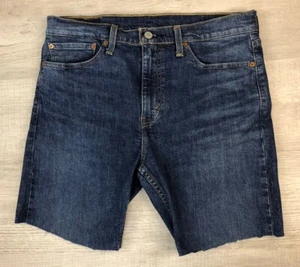Levi’s 510 Cut Off Shorts Distressed Denim Classic Summer BBQ Gear Mens Size 34 - Picture 1 of 22