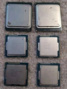 Lot of 6 Intel processors - Picture 1 of 4
