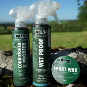 MEINDL Kit Cura Impermeabilizzazione Stivali Combinazione: Cera Sportiva, Balsamo e Antiumidità - Foto 1 di 3