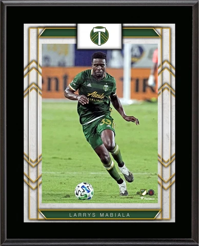 Larrys Mabiala Portland Timbers 10.5" x 13" Player Plaque Cover