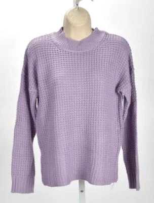 Streetwear Society Waffle Weave Mock Neck Sweater Lavender Size S - Image 1 of 3