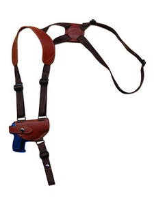 NEW Barsony Burgundy Leather Shoulder Holster Kel-Tec Ruger Kahr Mini 22 25 380 - Picture 1 of 1