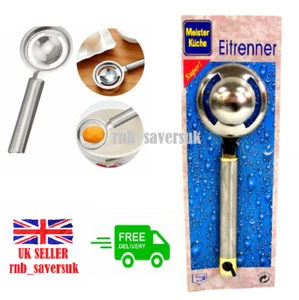 Stahl Weiß Eigelb Separator Separator Küche Kochen Kuchen Gadget  - Bild 1 von 1