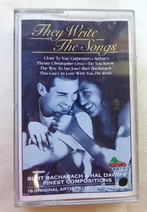 Burt Bacharach & Hal David's They Write the Songs Cassette Tape, Dino,Aust, 1990 - Picture 1 of 4