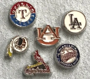 ❤️Dije Flotante BÉISBOL ❤️ LOGOTIPO DEL EQUIPO ~ TÚ ELIGES + DIJES ADICIONALES MEDALLÓN Y CADENA❤️ - Imagen 1 de 3