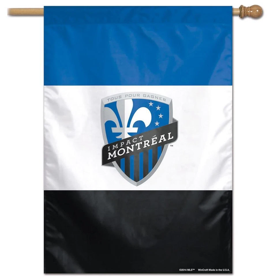 Montreal Impact Vertical House Flag Outdoor Banner - Image 1 of 1