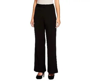 Status by Star Jones Size 16 Basic Black Trousar Dress Pants - Picture 1 of 4