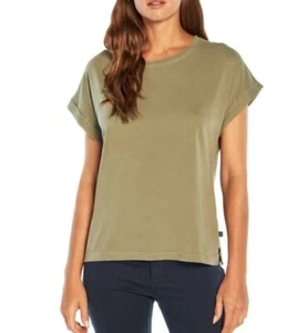 Camiseta de moda lavada GAP para mujer nueva con etiquetas, talla M, color vetiver - Imagen 1 de 3