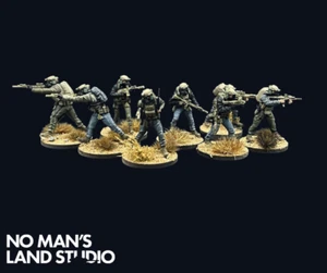 Modern QRF Force, COMMISSION 8x Models Spectre Operations, Pro Painted, 28mm - Picture 1 of 3