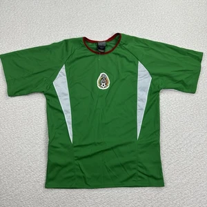 Maglia Nike Uomo Mexico Taglia Media Calcio Vintage 2000 Verde Manica Corta Logo - Foto 1 di 7