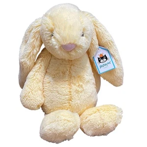 Jellycat Bashful ZITRONENHASE komplett gelb Plüsch nicht mehr produziert 12 Zoll Medium Stofftier Kaninchen - Bild 1 von 7