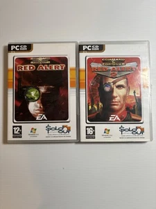 Command & Conquer Red Alert 1 and 2 PC Game Disc Like New No Scratches - Picture 1 of 7