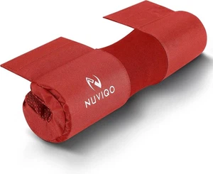 Barbell Squat Pad with Thick Foam and Nylon Padding - Neck & Shoulder Red - Picture 1 of 3
