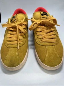 Nike Sneaker - Yellow Suede- Bruin React T SB Pollen- Size 6 - Picture 1 of 8
