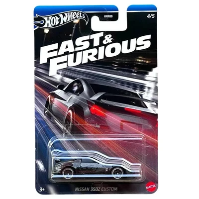 Nissan 350Z Custom Black Hot Wheels Fast & Furious Racing 4/5 1:64 - Image 1 of 2