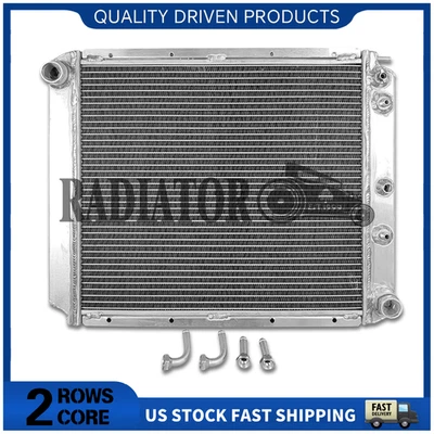 Aluminum Radiator Fits Volvo 240 242 244 245 264 740 745 760 780 940 DL GLE - Image 1 of 4
