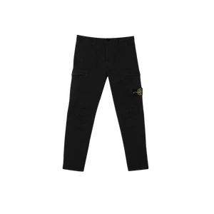 (Kids) Stone Island 30514 Wappen Pocket Pants Black - 21FW - Picture 1 of 1