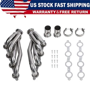 Truck Headers For 60-86 C-10 LS Chevy GMC LS1 LS2 LS3 LS6 LS9 (Conversion Swap) - Picture 1 of 19