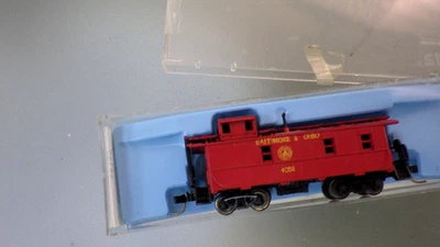 N-Scale TRIX Austria Caboose Car in Used Box B&O in Box w/ MTL's * Looks Mint - Image 1 of 3