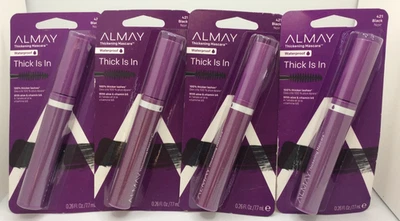 Almay Thick Is In Thickening WATERPROOF Mascara 421 Black, New 🔥PACK OF 4🔥 - Image 1 of 2