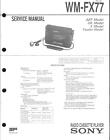 Sony Original Service Manual für WM-FX 77