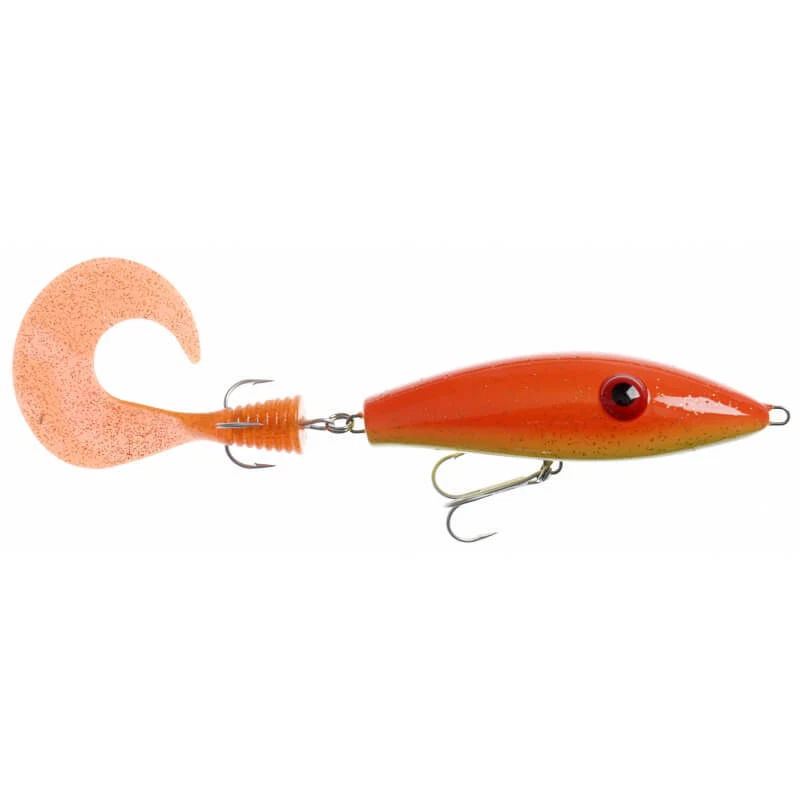 Zalt Zam Z Tail Wobbler 71 Orange Neon UV Kunstköder Hecht Barsch Köder Pullbait - Bild 1 von 1
