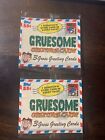 Sealed Unopened Packs 1992 Topps Gruesome Greetings Cards Lot Of 2