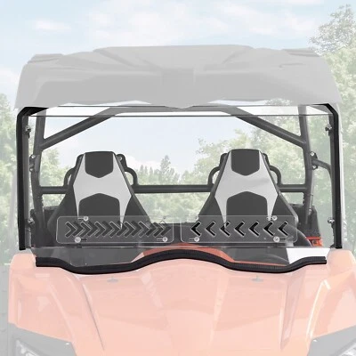 Parabrisas delantero ventilado UTV para 2014-2022 CF-Moto ZFORCE 500 800 Trail dirección asistida eléctrica 1000 Foto 1 de 4