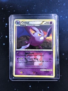 Pokemon Crobat REVERSE HOLO League Promo Card 14/95 Cross Hatch HGSS Very Rare - Picture 1 of 2