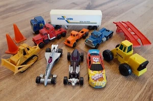 Lot of 9 Diecast and Plastic Vehicles Hot Wheels, Matchbook, Tonka, Road Champs - Picture 1 of 23
