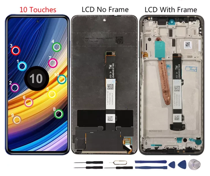 For Xiaomi Poco X3 Pro/ X3 NFC LCD Display Touch Screen Digitizer Assembly Frame - Image 1 of 1
