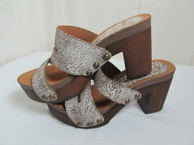 Sbicca Women's White Moxie Slip On Heels Size 6 EUC - Image 1 of 4