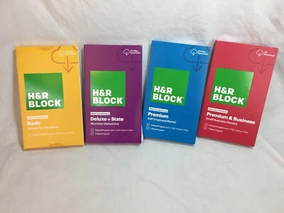 H&R Block 2023 Basic, Deluxe, or Premium Software Download - Image 1 of 4