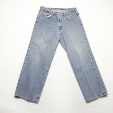 DKNY Men's Size 36x29 Blue Straight Leg Medium Wash 100% Cotton Denim Jeans
