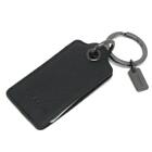 Charme porte-clés Coach - noir avec ouvre-bouteille cuir matériau métal