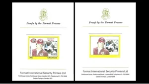 Granada 1988 Deporte Béisbol Americano EE. UU. Pete Rose Pruebas Raras MNH - Imagen 1 de 3