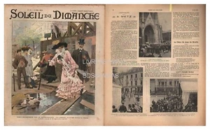 SOLEIL DU DIMANCHE 1903 NR. 22 ARBEITEN METRO PARIS von Guyon Metz - Bild 1 von 1