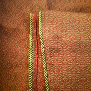 Large 52" Handmade Jacquard Christmas Tree Skirt - Picture 1 of 6