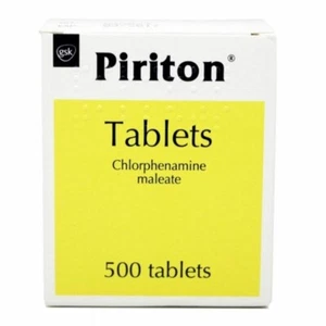 Piriton Tablets - 500 Tablets UK Pharmacy BEST PRICE (MAX 1)