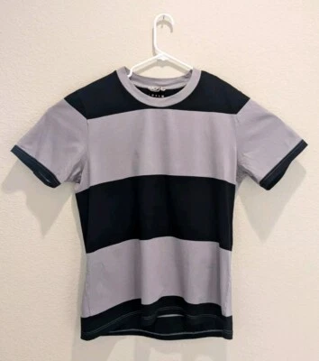 Camiseta Marni Para Hombre Gris Negra Rayas Anchas SS Algodón Cuello Redondo - XL ¡Leer! Foto 1 de 4