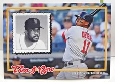Rafael Devers / Jim Rice 2018 Topps On Demand Inspired By '78 Then & Now RC #TN4