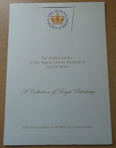 Isle of Man - 2002 Golden Jubilee Royal Paintings collectors pack MNH. - Picture 1 of 3