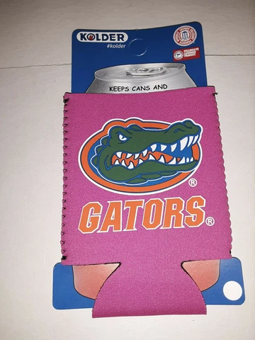 Florida Gators NCAA Kolder Pink Can Collapsible Koozie ( Set Of 2 ) Cover